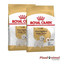 ROYAL CANIN WEST HIGHLAND WHITE TERRIER ADULT Pack de 2 unidades