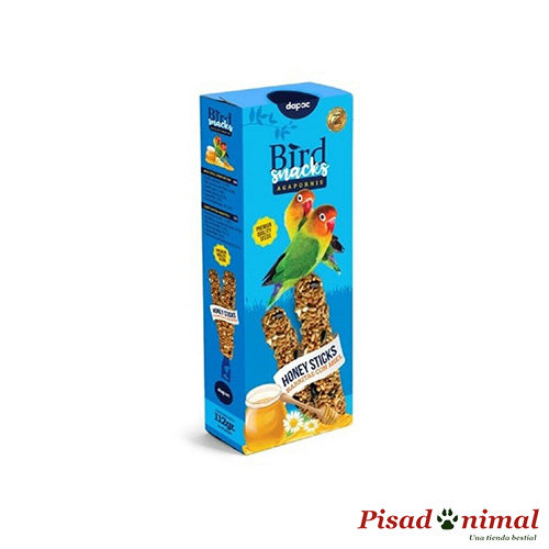 Barritas de Miel DAPAC 112gr para Agapornis