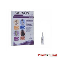 DIPTRON Pipeta Anti Pulgas y Garrapatas para Perros (2-10 Kg)