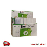 36 Unidades FLEVOX Pipetas Anti Pulgas y Garrapatas para Gatos