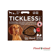 TICKLESS Repelente Marrón con Ultrasonidos para Perros y Gatos
