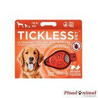 TICKLESS Repelente Rojo con Ultrasonidos para Perros y Gatos