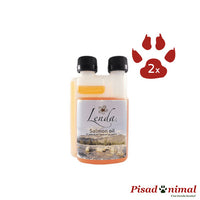 Aceite de salmón para perros y gatos pack 2 botes de 250 ml de Lenda