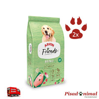 Pienso para perros adultos Arion Friends Bravo 2x14Kg