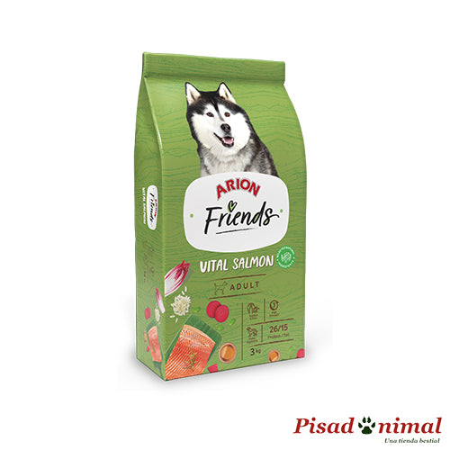 Pienso Arion Friends Vital Salmón y arroz para perros 3Kg