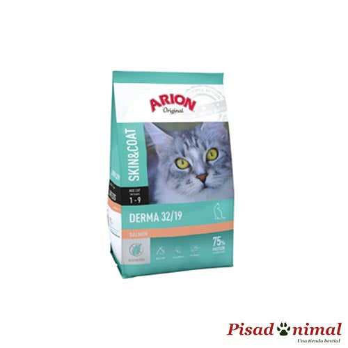 Pienso para gatos Original Derma & Coat 32/19 2 Kg de Arion