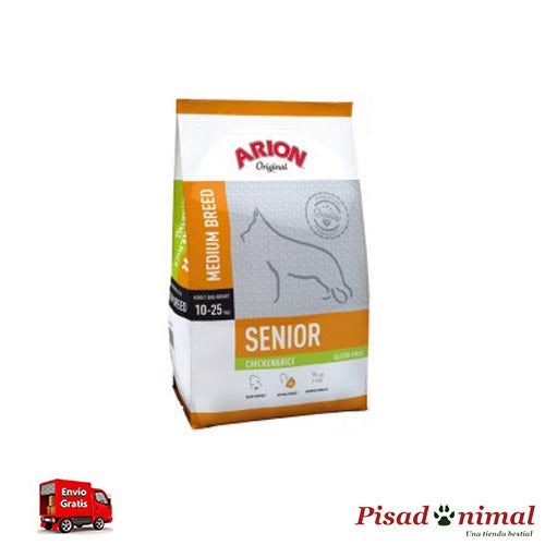 Original Adult Senior Medium Breed 12 Kg pienso para perros mayores de raza mediana de Arion