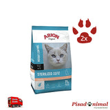 Pack Arion Original Sterilized Weight Control 33/12 Salmón para gatos
