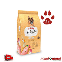 Pack pienso Arion Friends Senior para perros mayores 2x14Kg