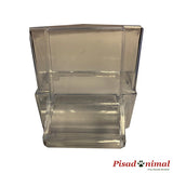 Artema comedero transparente para jaulas de aves