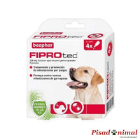 Fiprotec 4 Pipetas Anti Pulgas y Garrapatas Perros