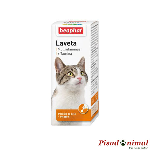 Laveta con Taurina 50 ml suplemento alimenticio para gatos de Beaphar