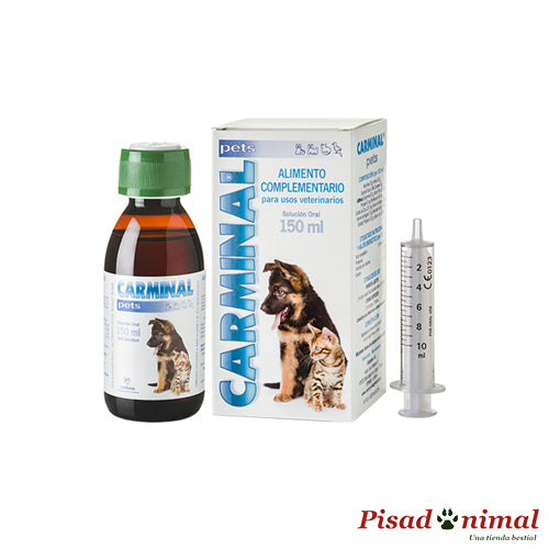 Suplemento alimenticio Carminal Pets 150 ml para mascotas de Catalysis
