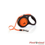 Flexi New Neon Cinta Naranja - Talla S, 5 m
