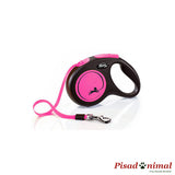 Flexi New Neon Cinta Rosa - Talla S, 5 m