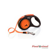 Flexi New Neon Cinta Naranja - Talla S, 5 m