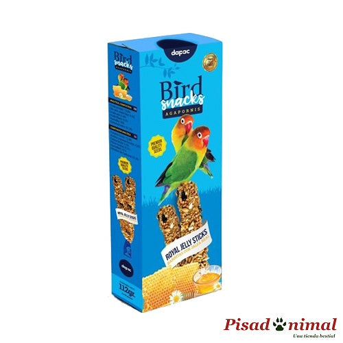 Snack con jalea real Dapac para agapornis 112gr