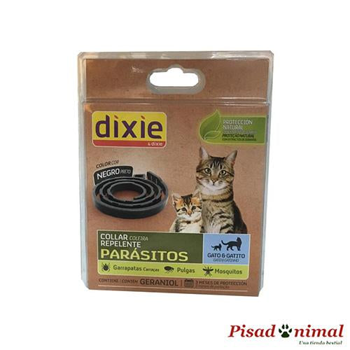 DIXIE Collar Repelente Anti Pulgas, Garrapatas y Mosquitos para Gatos