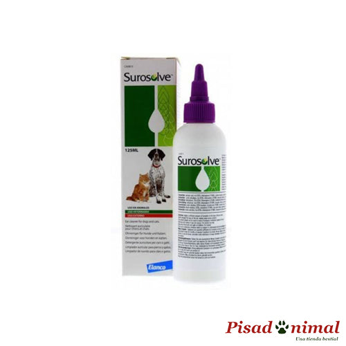 Limpiador Auricular ELANCO Surosolve 125 ml para Mascotas