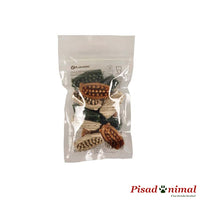 12 Snack dental veggie castor 5 cm de Flamingo