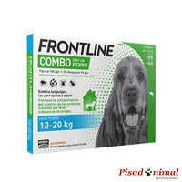 Frontline Combo 3 Pipetas Antiparasitarias Perros 10-20 Kg