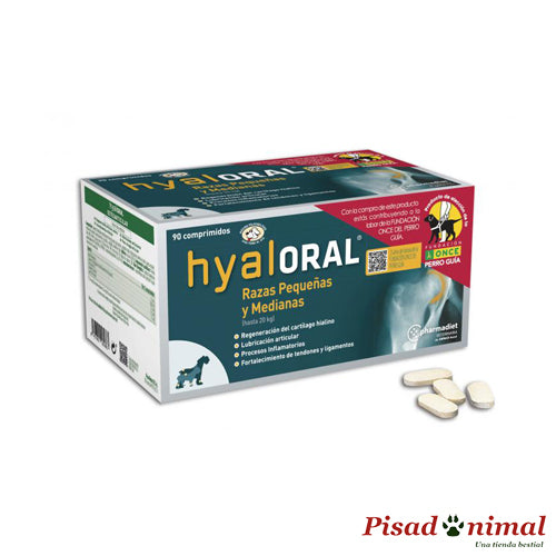 Hyaloral Razas Pequeñas y medianas condroprotector articular 90 comp