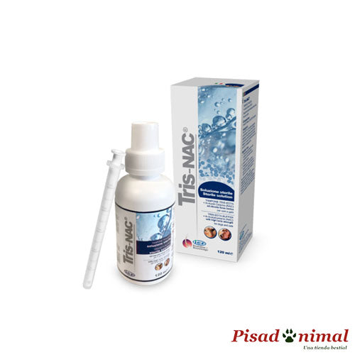Tris-Nac solución tópica y ótica 120 ml para perros y gatos de ICF