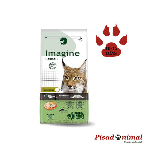 Pienso para gatos Imagine Cat Hairball Pollo&Arroz