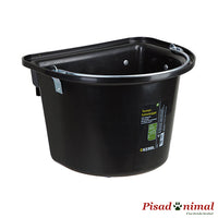 Comedero Kerbl de PVC con colgador y asa de metal 12L