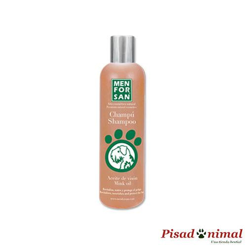 MENFORSAN Champú con Aceite de Visón 300 ml para Perros