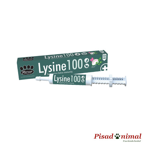 Lysine 100 suplemento alimenticio para gatos de Mervue