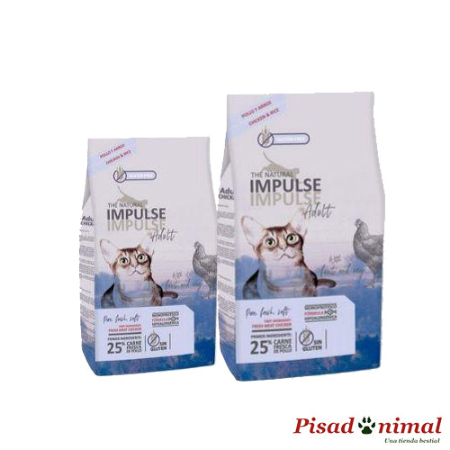 Pienso para gatos Adultos Natural Impulse Cat