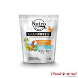 Pienso Nutro Grain Free con pollo para gatos esterilizados 1,4Kg