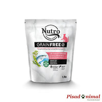 Pienso Nutro Grain Free de salmón y pescado blanco para gatos adultos 1,4Kg