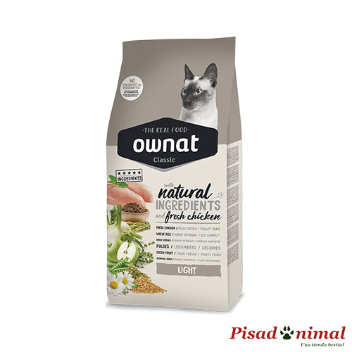Ownat Classic Cat Light pienso para gatos con sobrepeso