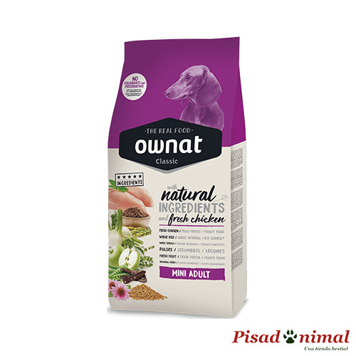 Ownat Classic Mini Adult pienso para perros adultos de razas miniatura