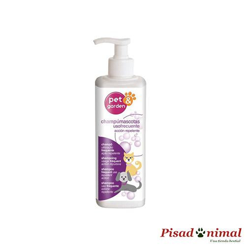 PET&GARDEN Champú Repelente Parásitos 400ml para Perros y Gatos