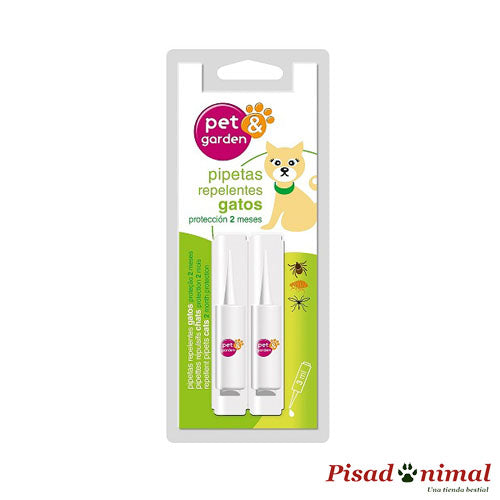 Pipetas repelentes de insectos para gatos de Pet & Garden Flower