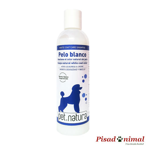 Champú Pelo Blanco para gatos y perros de Petnatura