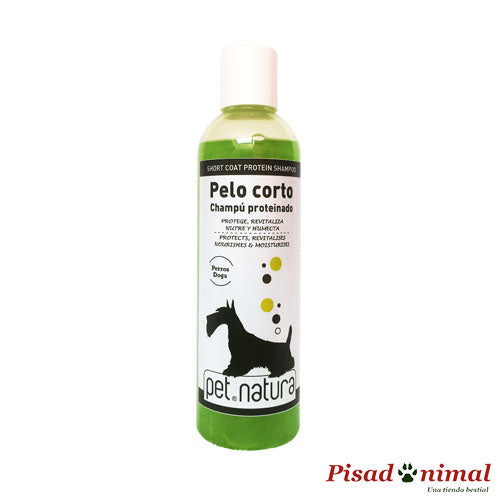 Bote 250 ml de Champú pelo corto para perros de Petnatura