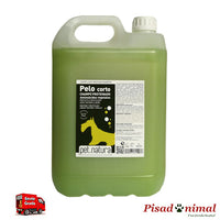 Garrafa 5 L de Champú pelo corto para perros de Petnatura