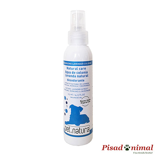 Agua de colonia de lavanda PetNatura desodorante para perros y gatos