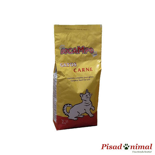 Pienso DOCAMPO Sabor Carne Saco 2 Kg para Gatos Adultos