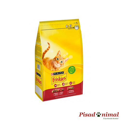 Pienso PURINA FRISKIES BUEY&POLLO&VERDURAS para Gatos