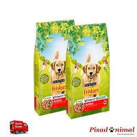 Pienso PURINA FRISKIES VITAFIT ACTIVE Buey 2 Sacos 18Kg para Perros con Alta Actividad