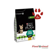 Pienso PURINA PRO PLAN SMALL&MINI 2 Sacos 3 Kg para Cachorros