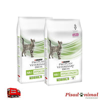 Pienso PURINA PRO PLAN VETERINARY DIETS FELINE HA 2 Sacos 3,5 Kg para Gatos con Intolerancias