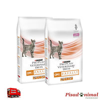 Pienso PURINA PRO PLAN VETERINARY DIETS FELINE OM 2 Sacos 5 Kg para Gatos con Sobrepeso