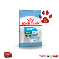2 Sacos 8 Kg Pienso ROYAL CANIN MINI PUPPY para Cachorros (Hasta 10 Meses)