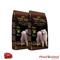 2 Sacos 15 Kg Pienso TRIPLE CROWN GOURMET DOG para Perros Adultos